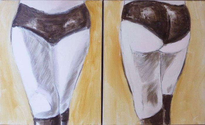 2010 morceaux choisis(diptyque 38x46cm)